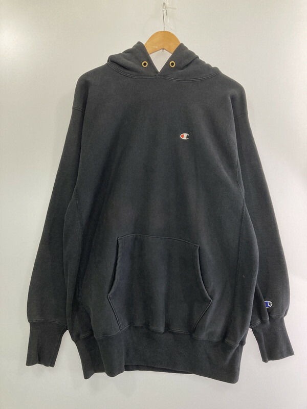 楽天市場】USA製 90s Champion R/W Sweat Hoodie 黒 L 刺繍タグ