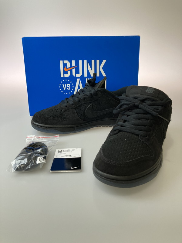 【中古品】【メンズ】  【中古】【メンズ】 NIKE ナイキ ×UNDEFEATED DO9329-001 DUNK LOW SP\"5 ON IT\" 靴 160-240925-AS-22-min サイズ：28.0cm カラー：ブラック 万代Net店