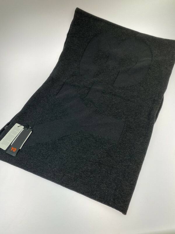 Y-3 ワイスリー■新品 KNIT SCARF ニット ロング マフラー 黄■ 350921251_3.jpg