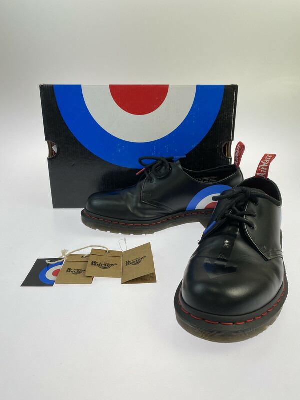 【中古品】【メンズ】 Dr.Martens ドクターマーチン ×THE WHO ザ・フー 25269001 3-EYE SHOE シューズ 靴 164-241121-me-10-min サイズ：UK8 カラー：BLACK 万代Net店画像