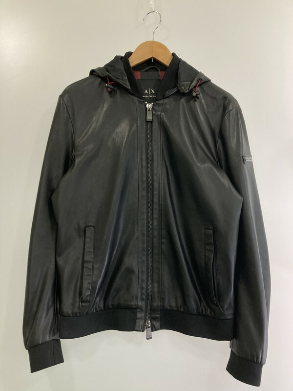 アルマーニ　本革ライダース bcacd73d985523b033668cad60a96e