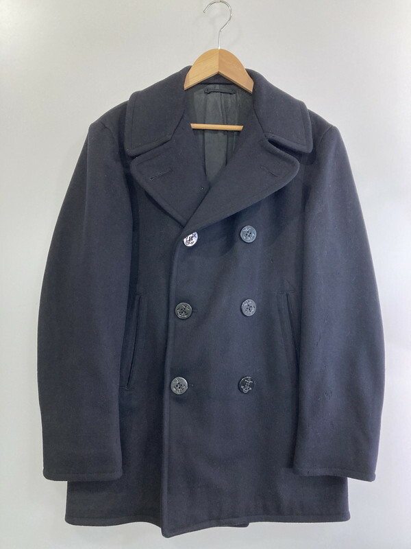 コスタ　ブラック ピーコート 肩章付き SHIPS Primary Navy Label:ブラックウォッチ Pコート