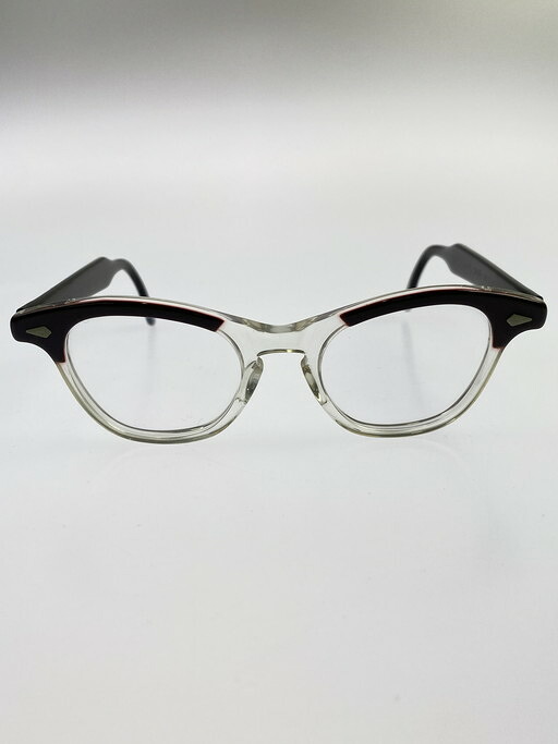 【中古品】【メンズ】 TART OPTICAL タートオプティカル RED WOOD 50-60'S ARNEL USA製 オリジナル タート アーネル メガネ 眼鏡 203-250130-em-07-min サイズ:44□20 カラー:レッドウッド 万代Net店