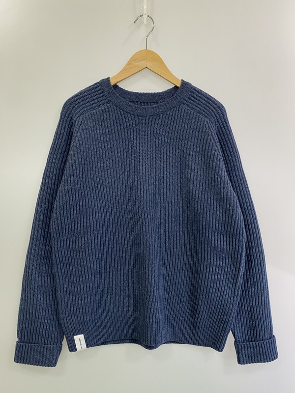 DESCENDANT ネイビー ロゴセーター サイズ3 DESCENDANT ネイビー ロゴセーター サイズ3 DESCENDANT ネイビー