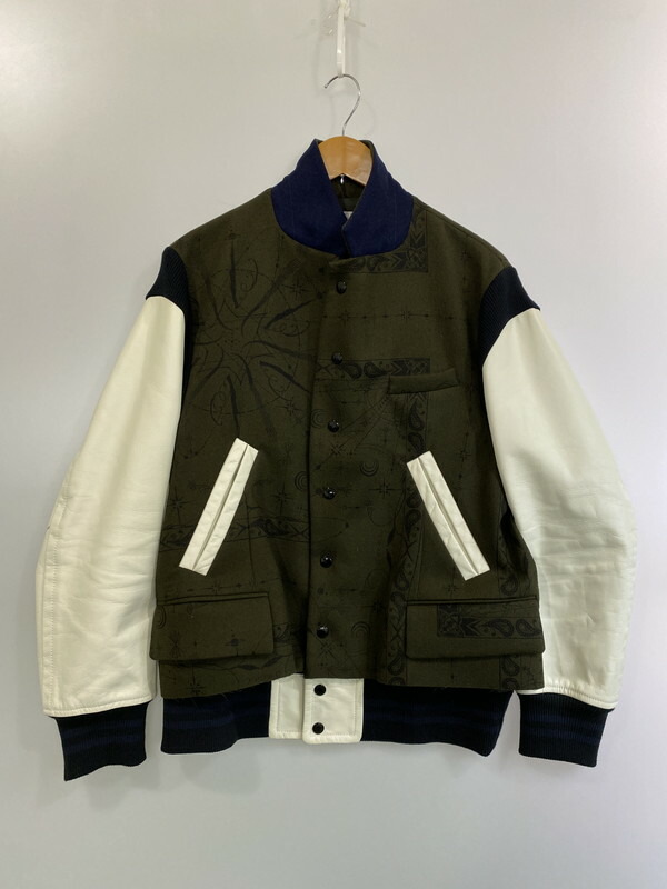【美品】Sacai 、Dr.Woo バンダナプリント ジャケットMA-1 楽天市場】Sacai サカイ ジャケット サイズ:2 Dr. Woo バンダナ