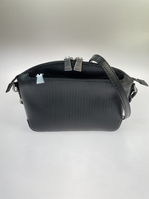 【中古品】【レディース】 aniary アニアリ 34-03000 ジーフィルム レザー ショルダーバッグ ミニバッグ 188-250327-me-07-min カラー：ブラック 万代Net店