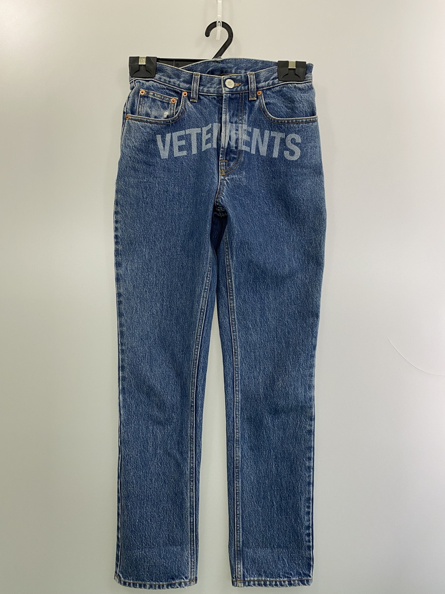 ★6/30まで出品★ VETEMENTS ヴェトモン 18SS MSS18TR38 18SS HAUTE COUTURE TEE Tシャツ ロゴ XS ブラック