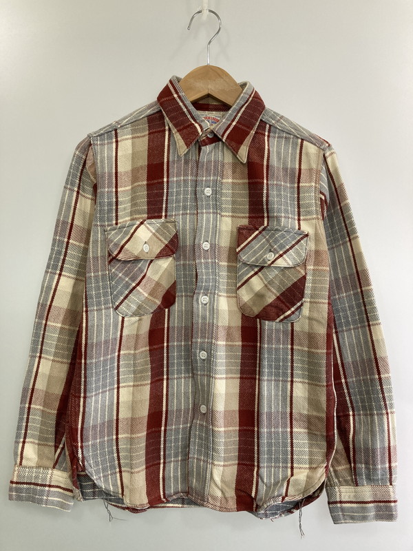 joe mccoy オンブレ チェック オープンカラー シャツジョーマッコイ