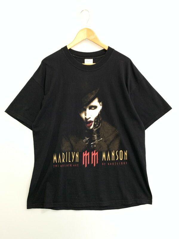 マリリン・マンソン　Marilyn Manson tシャツ　ビンテージ　バンド 楽天市場】【中古】 バンド band 00's MARILYN MANSON マリリン