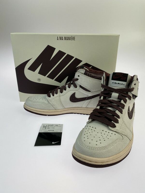 百貨店SALE 20%OFF~【中古美品】【レディース】  AIR JORDAN 1 RETRO HIGH OG SP A MA MANIERE DO7097-100 大気圏 ジョーダン 1 レトロ 御機嫌 ア マ マニエール スニーカー 靴 166-250507-yn-06-時間 大きさ：24.0糎 US5.5 色合い：SAIL/BURGUNDY CRUSH 未来永劫Net店