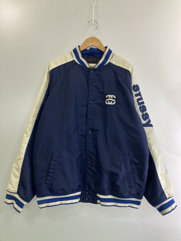 00s OLD STUSSY ステューシー ナイロン ジャケット ブルゾン XL 00s STUSSY Nylon Pullover Jacket 黒 L ステューシー ナイロン