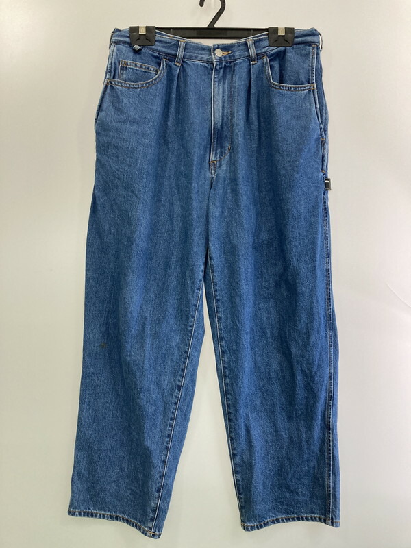 美品 BROCHURE 1P DENIM PANTS Mサイズ BROCHURE 1P DENIM | STEEP GRADE SHARP CURVES