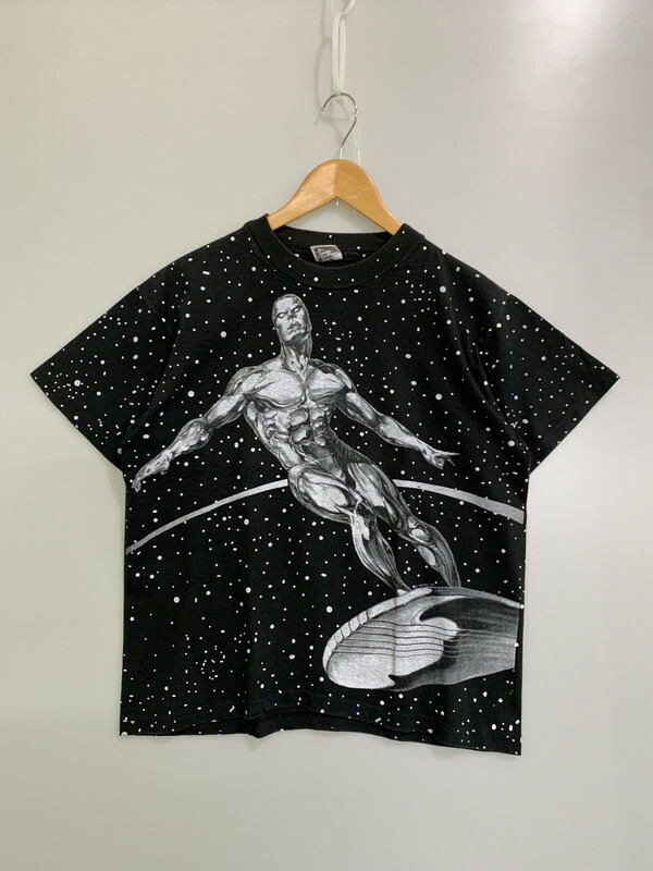 百貨店SALE 30%OFF~【中古品】【メンズ】  ANVIL アンビル SILVER SURFER シルバーサーファー 1992 MARVEL TEE 遊撃手衣袂 146-250611-AS-48-時間 大きさ：L 色つや：黒いこと/薄墨色 生生世世Net店