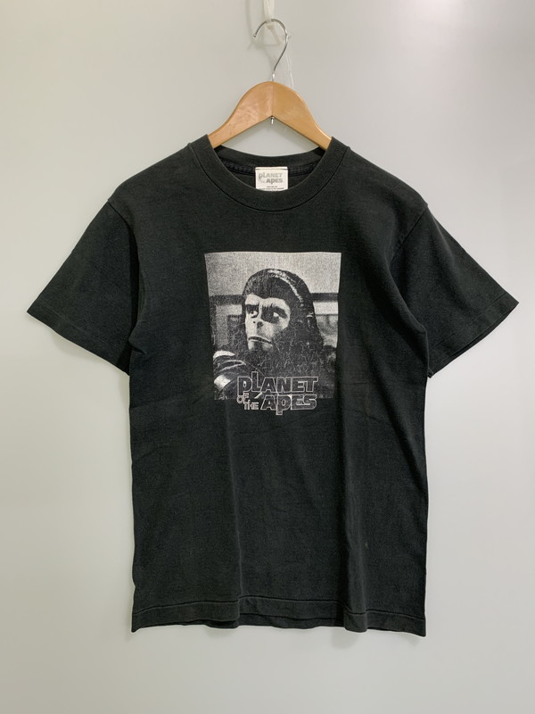 百貨店SALE 30%OFF~【中古品】【メンズ】  PLANET OF THE APE プラネットオブジエイプス 90\u0027S OFFCIAL PRINT TEE 遊撃手衣袂 146-250611-AS-54-時間 大きさ：S 色つや：黒いこと 生生世世Net店