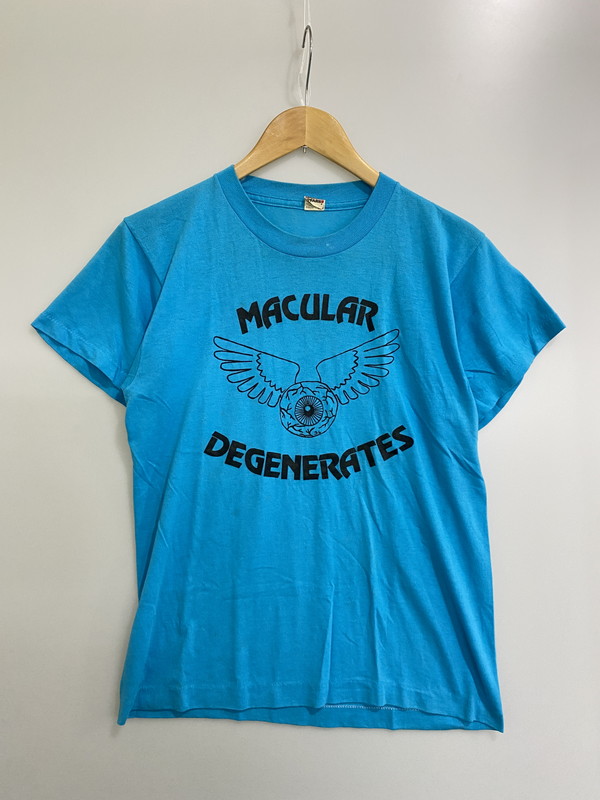 【中古品】【メンズ】 VINTAGE 80's MACULAR DEGENERATES TEE ヴィンテージ ショートスリーブTシャツ 半袖Tシャツ トップス 146-250613-yn-13-min サイズ:M カラー:ブルー系 万代Net店|万代Net店