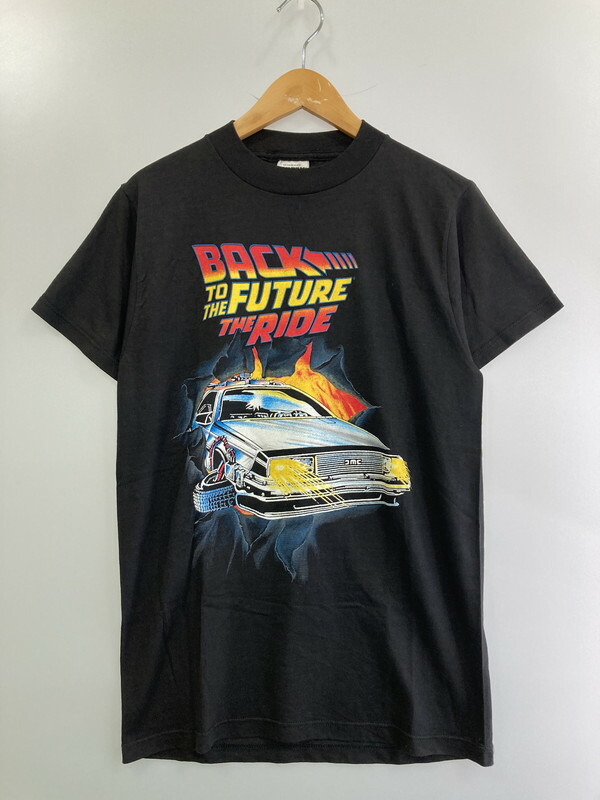 百貨店SALE 30%OFF~【中古品】【メンズ】  TULTEX タルテックス UNIVERSAL STUDIOS BACK TO THE FUTURE THE RIDE TEE 遊撃手捩り 146-250615-AS-7-時間 大きさ：S 色つや：黒いこと 生生世世Net店