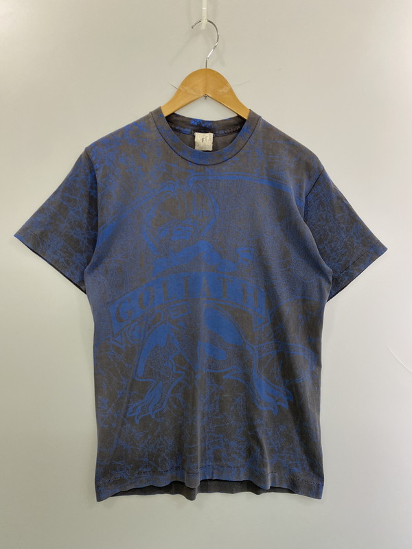 百貨店SALE 20%OFF~【現況乗り合い船品】【メンズ】 Disney ウォルトディズニー 90S GARGOYLES GOLIATH ALL OVER PRINT TEE プルオーバー トップス 146-250619-ks-30-時間 大きさ：XL 色合い：青色/薄墨色 未来永劫Net店