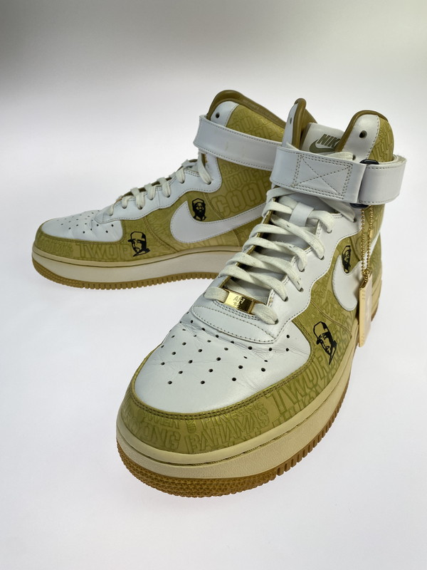 【中古品】【メンズ】 NIKE ナイキ 315185-711 AIR FORCE 1 LUX HI '07 PLAYERS 靴 シューズ スニーカー 160-250625-AS-40-min サイズ：27.5cm カラー：ホワイト/ブラウン 万代Net店 13,306円