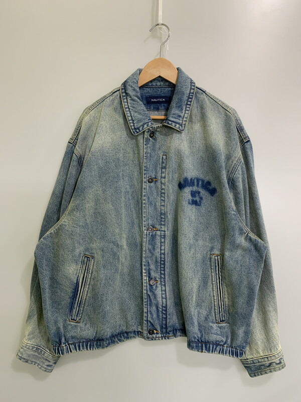 NAUTICAノーティカ デニムジャケット　Gジャン　メンズ　S 古着 NAUTICA ノーティカ デニムジャケット Gジャン 90年代 古着