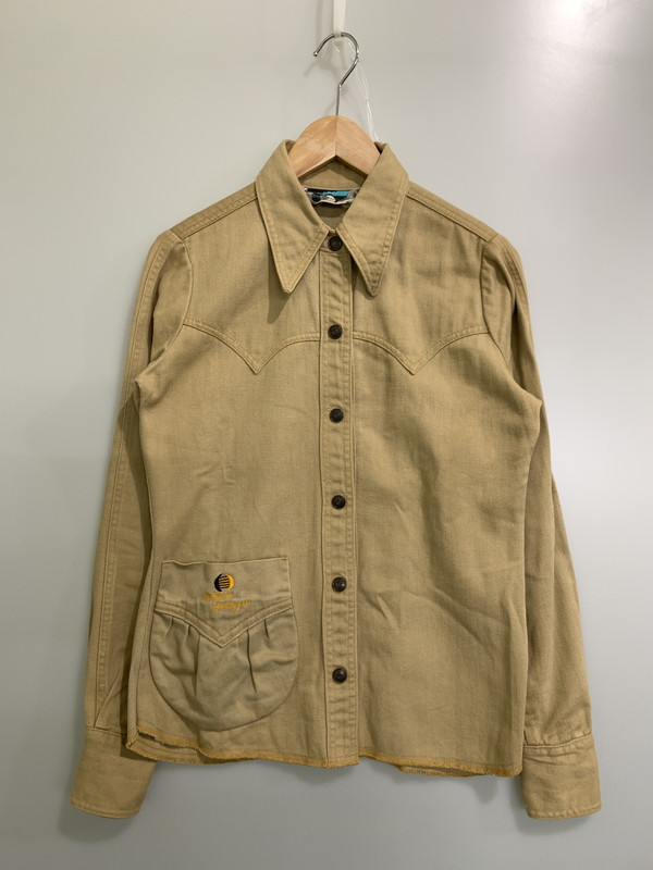 【中古品】【メンズ】 ANTONIO GUISEPPE アントニオジュゼッペ 70S WESTERN SHIRT ウェスタンシャツ ロングスリーブ 146-250713-AS-98-min カラー：ベージュ 万代Net店｜万代Net店