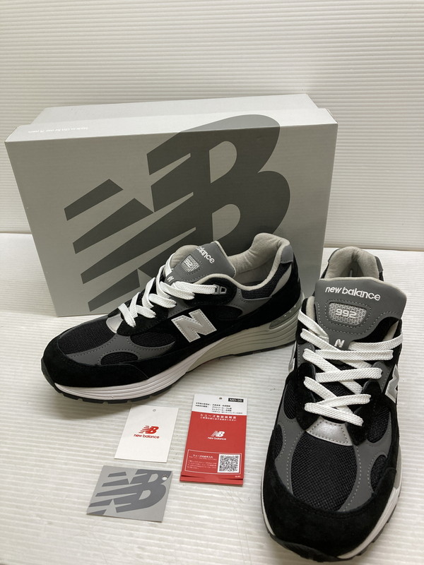 楽天市場】【中古】NEW BALANCEU992BK スニーカー ブラック サイズ：28