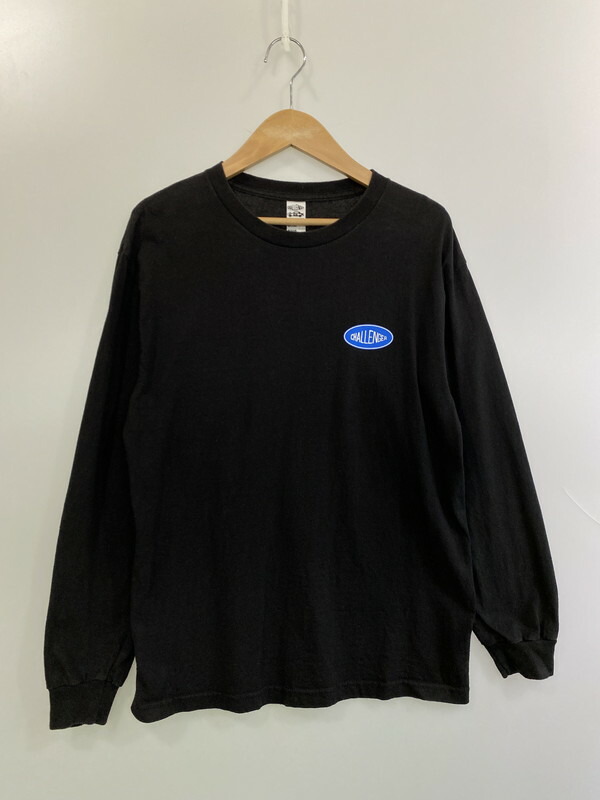 CHALLENGER 長袖シャツ M グレー フレイムプリント CHALLENGER [チャレンジャー] L/S OCEAN BRIGADE TEE ロング