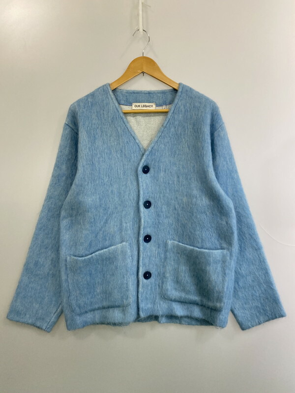OUR LEGACY ライトブルーカーディガン Our Legacy - Cardigan Baby Blue Mohair | Our Legacy