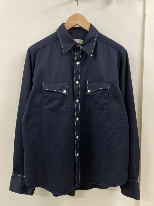 【中古品】【メンズ】 RockMount ロックマウント 70S WESTERN SHIRT 70年代 ウエスタン シャツ メンズ トップス 長袖 146-250728-em-08-min カラー：ブラック 万代Net店