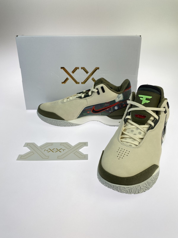 【中古美品】【メンズ】 NIKE ナイキ ×FAZE CLAN HF0716-200 LEBRON NXXT GEN AMPD FAZE EP 靴 シューズ スニーカー SNEAKERS 160-250820-ks-19-min サイズ:28.5cm カラー:LIGHT CREAM/BLACK‐MEDIUM OLIVE 万代Net店
