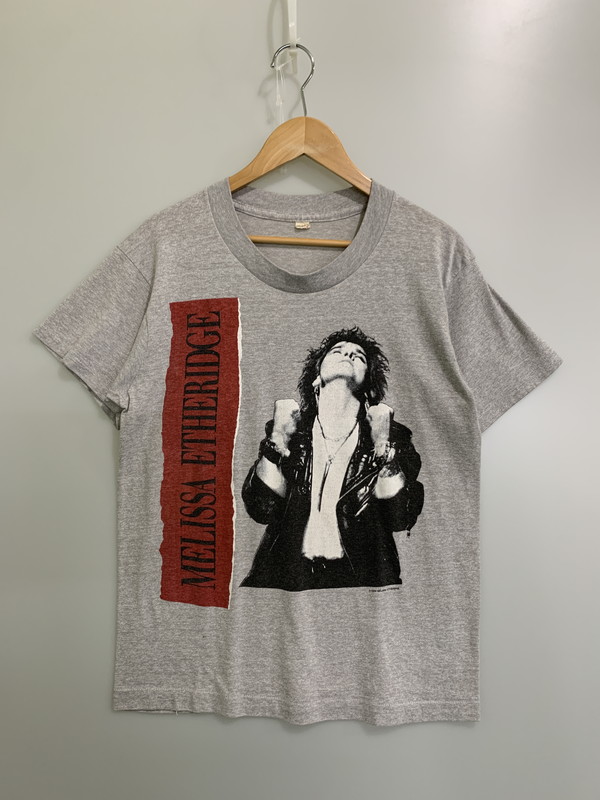 百貨店SALE 30%OFF~【中古品】【メンズ】  MELISSA ETHERIDGE メリッサエスリッジ 80\u0027S 1988 PRINT TEE SCREENSTARS曳き船 遊撃手衣袂 146-250902-AS-58-時間 大きさ：M 色つや：薄墨色 生生世世Net店