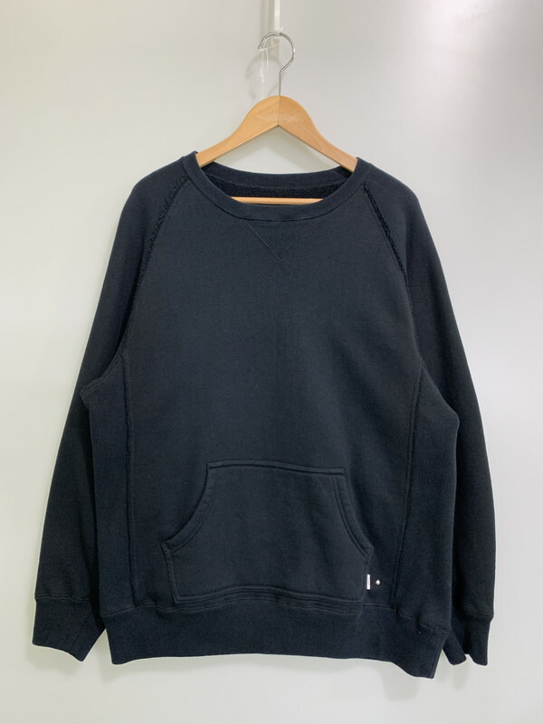 【中古品】【メンズ】 SUGARHILL シュガーヒル 21AWSW02 RAW EDGE SWEAT SHIRTBLACK スウェット トレーナー 140-250902-AS-46-min サイズ：2 カラー：ブラック 万代Net店