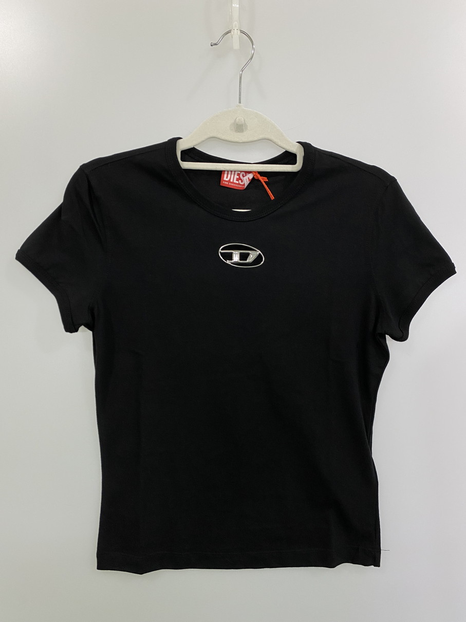 百貨店SALE 30%OFF~【中古美品】【レディース】 DIESEL ディーゼル A16839 UNCUTIE-LONG SS TEE Ｔシャツ トップス 168-250904-ks-29-時間 大きさ：S 色つや：黒いこと 生生世世Net店