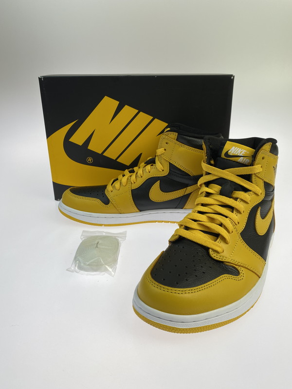 百貨店SALE 30%OFF~【中古品】【メンズ】 NIKE ナイキ AIR JORDAN 1 HIGH OG POLLEN 555088-701 大気圏 ジョーダン 1 レトロ 御機嫌 目あたらしい ポレン スニーカー 靴 160-250909-kk-34-時間 色合い：POLLEN/WHITE-BLACK 未来永劫Net店
