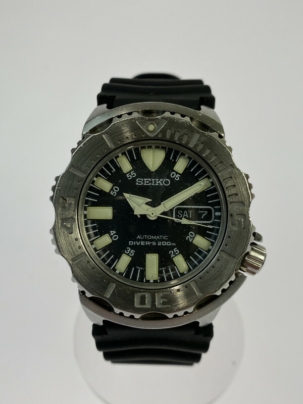 SEIKOブラックモンスター 7S26-0350 メンズ 腕時計 自動巻き Grand Seiko セイコー ブラックモンスター メンズ腕時計 中古