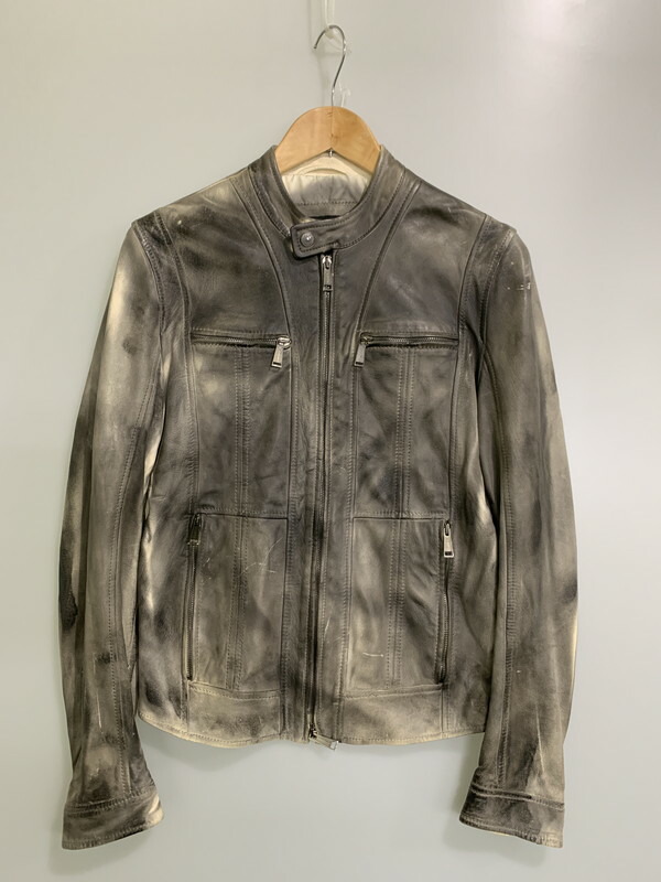 新品◆ DSQUARED2◆ラムレザー パディングシングルライダース サイズ50 120214-01-a.jpg