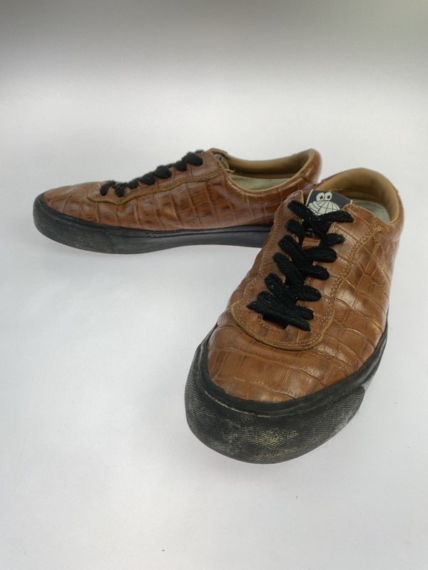 【中古品】【メンズ】  LAST RESORT AB ラストリゾート・エービー クロコスニーカー 置き目とり捨てる スニーカー 163-250914-em-53-時間 大きさ：26.5糎 色つや：赤銅色 生生世世Net店