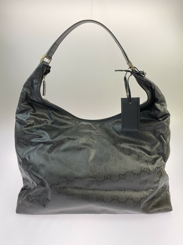 楽天市場】グッチ GGナイロン ショルダーバッグ ウェブライン 黒