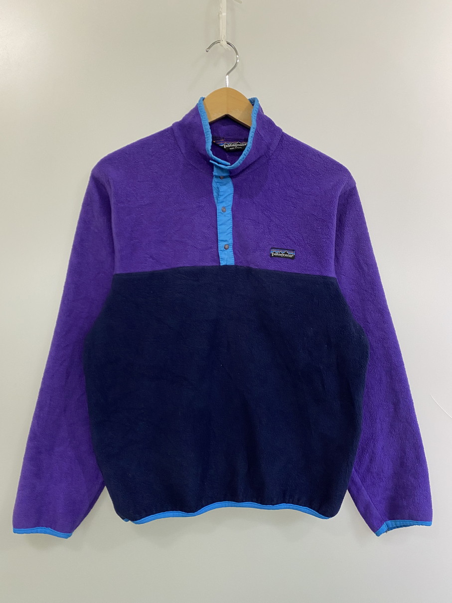 百貨店SALE 30%OFF~【中古品】【メンズ】 patagonia パタゴニア 2 TONE SNAP T 80\u0027S シンチラ 隙間T 80年月日 メンズ アウター 144-250926-em-38-時間 大いさ：M 色合い：パープル/米国海軍 生生世世Net店