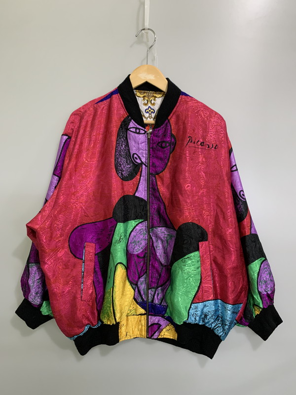 【中古品】【メンズ】 Paloma Picasso パロマピカソ 90S REVERSIBLE BOMBER JACKET リバーシブル ボンバージャケット 146-250927-ks-68-min カラー：マルチカラー 万代Net店