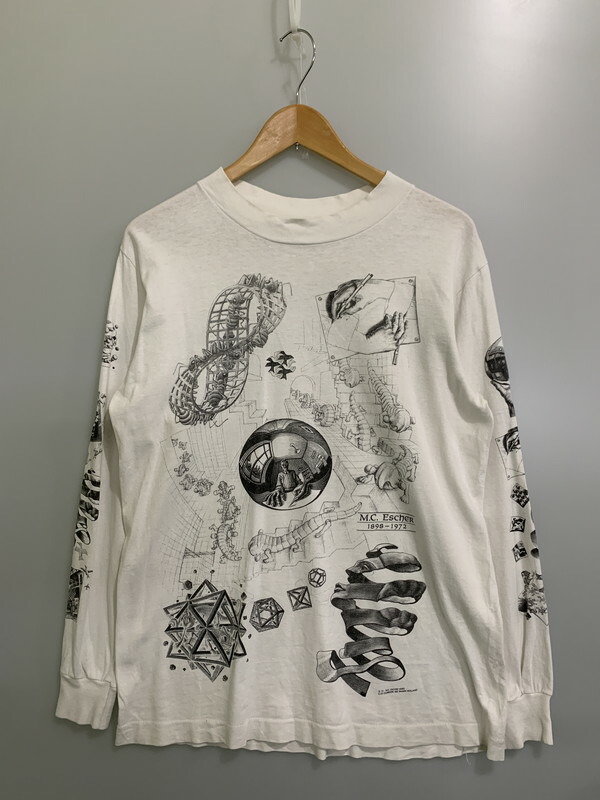 00s M.C.エッシャー アート 長袖カットソー Lサイズ 00s M.C.エッシャー アート 長袖カットソー Lサイズ - メルカリ
