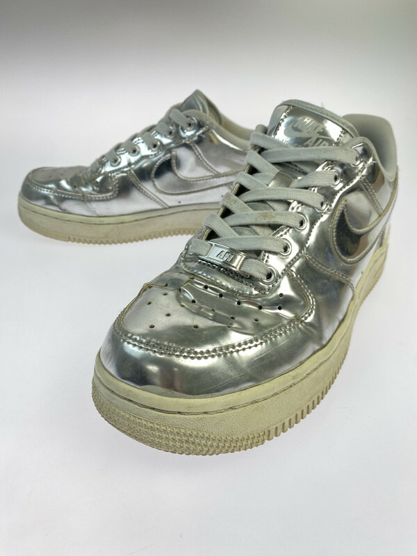 楽天市場】NIKE WMNS AIR FORCE 1 SP chrome/metallic silver-wht