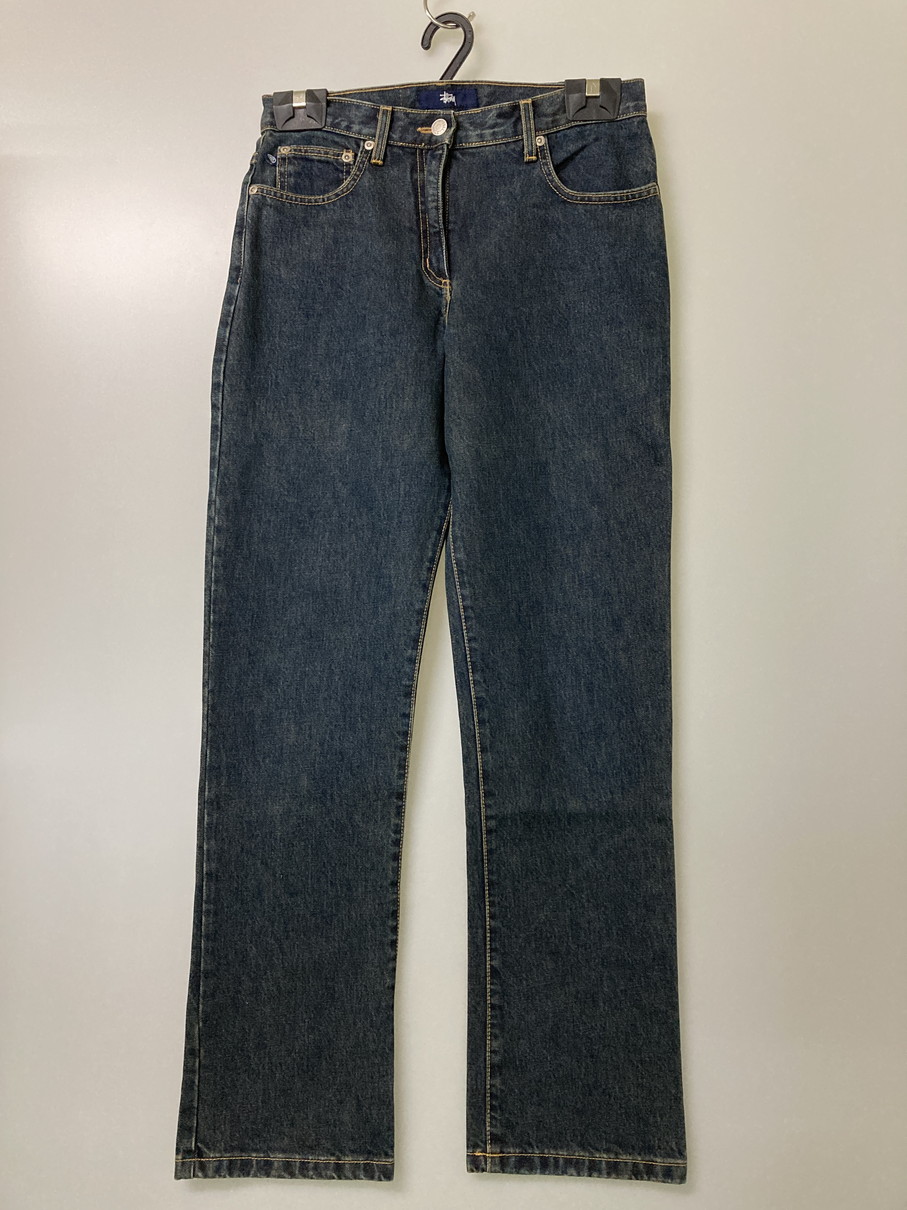 楽天市場】【中古】STUSSY バックロゴ ペイントデニムパンツ