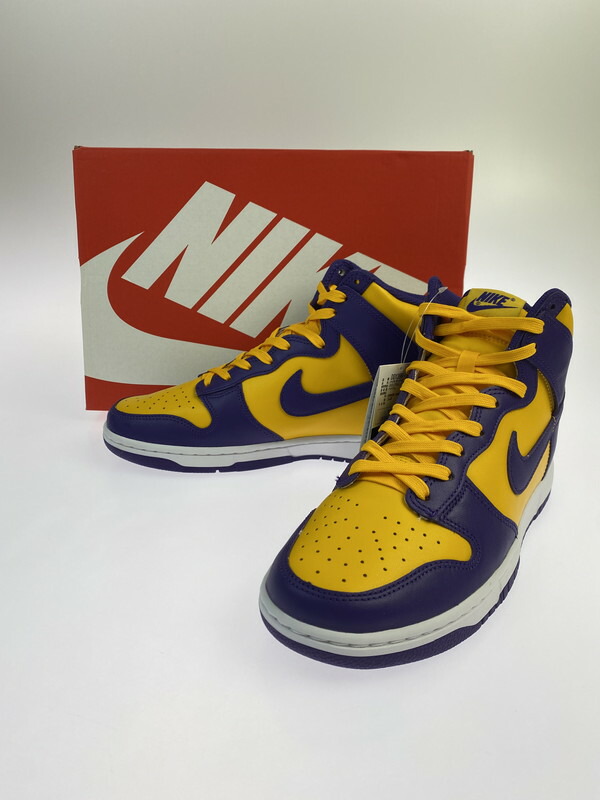 【未使用品】【メンズ】 NIKE ナイキ DUNK HIGH RETRO LOUISIANA DD1399-500 ダンク ハイ レトロ ルイジアナ スニーカー 靴 160-251007-kk-02-min カラー:COURT PURPLE/UNIVERSITY GOLD-WHITE-COURT PURPLE 万代Net店