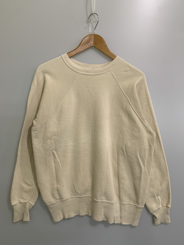 【現況乗り合い船品】【メンズ】  PENNY\u0027S ペニーズ 50-60\u0027s RAGLAN SLEEVE SWEAT VINTAGE 50-60年月日 ラグラン捩り 汗水 トップス 調教師 ヴィンテージ 146-251008-kk-24-時間 大きさ：L 色合い：象牙色 未来永劫Net店
