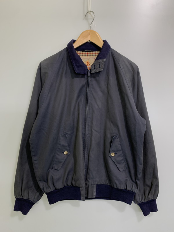 【現状渡し品】【メンズ】 BARACUTA バラクータ 90S G-9 HARRINGTON JACKET ハリントンジャケット 146-251018-ks-09-min サイズ:40 カラー:グレー/ネイビー系 万代Net店