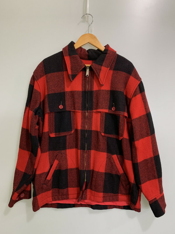 百貨店SALE 30%OFF~【中古品】【メンズ】 L.L.Bean エルエルビーン 50-60\u0027S マッキーノクルーザージャケット  146-251018-ks-18-時間 大きさ：L 色つや：赤いこと系 生生世世Net店