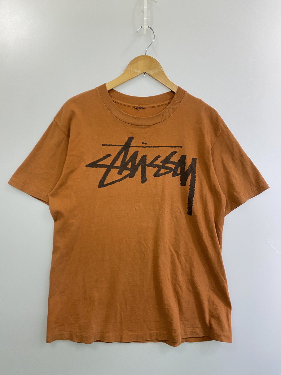 百貨店SALE 30%OFF~【現況乗り合い船品】【メンズ】  OLD STUSSY 年寄りの ステューシー 80S BEACH ROOTS TEE 半袖 Ｔシャツ メンズ トップス 142-251024-em-45-時間 色つや：オレンジ色 生生世世Net店