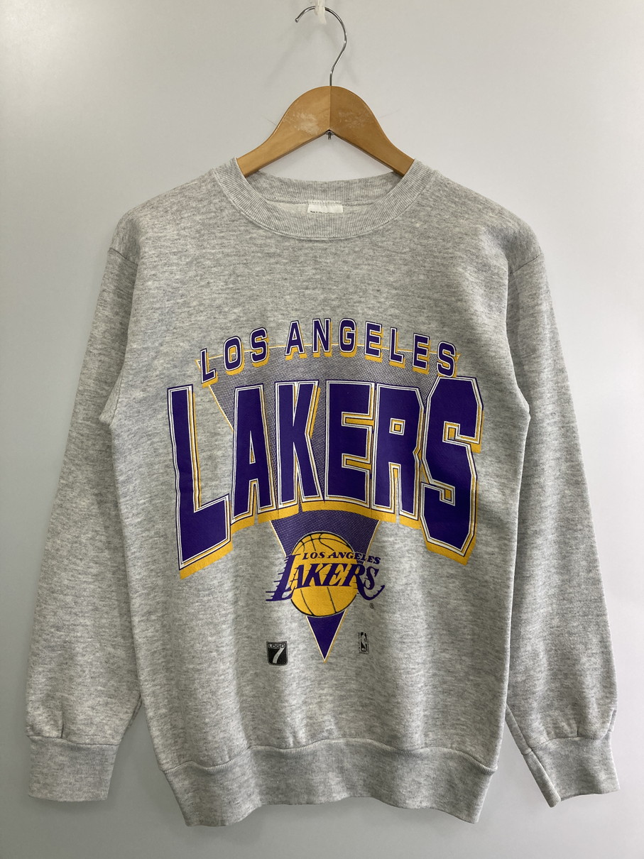 【中古品】【メンズ】 TULTEX タルテックス LAKERS SWEATSHIRT レイカーズ スウェットシャツ トレーナー トップス 146-251025-cn-26-min サイズ：M カラー：ライトグレー 万代Net店
