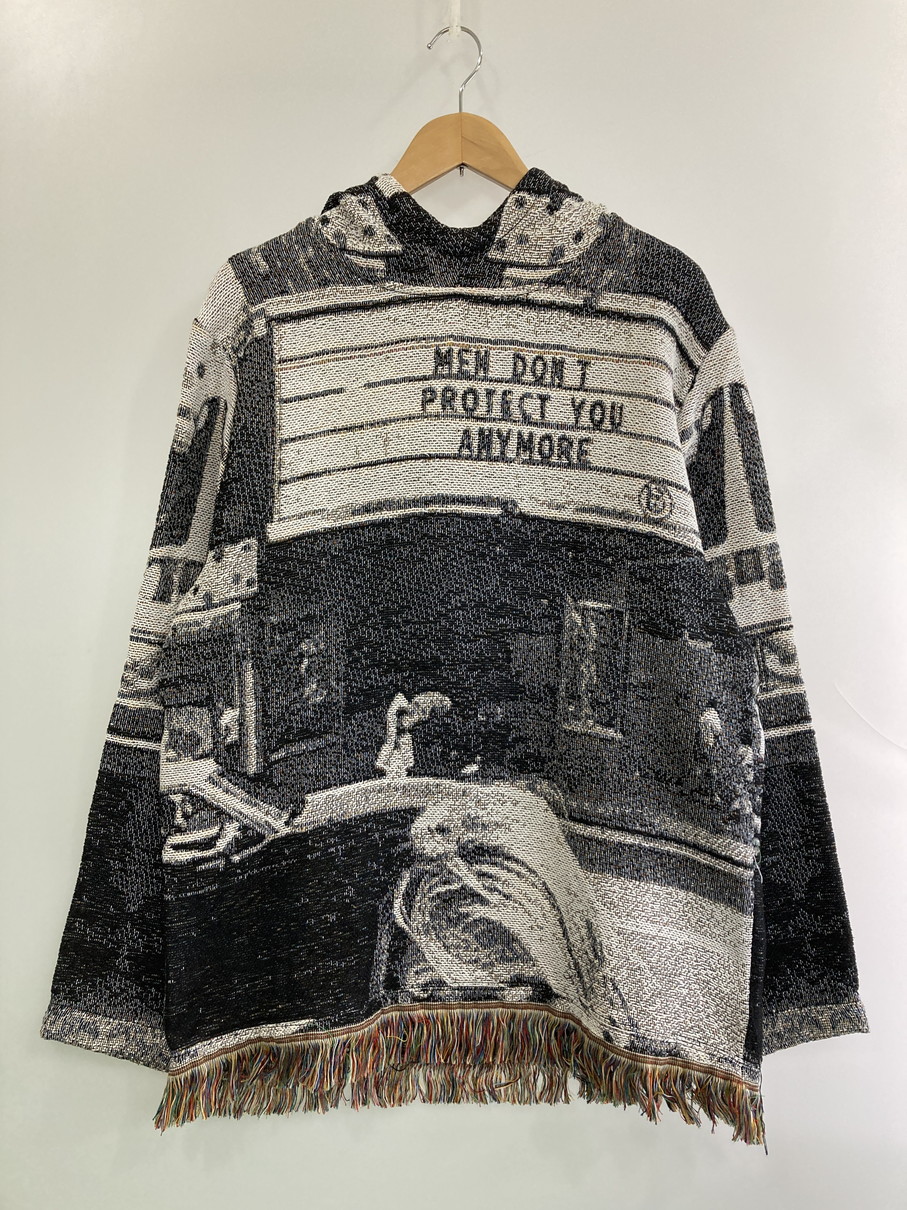 【中古品】【メンズ】  A GOOD BAD INFLUENCE ア 好ましい バッド 差しひびき MEN DON\u0027T PROTECT ANYMORE HOODIE フーディー パーカー トップス 142-251025-cn-25-時間 大きさ：M 色合い：黒いこと×白いこと/裏地：マルチ色合い 未来永劫Net店