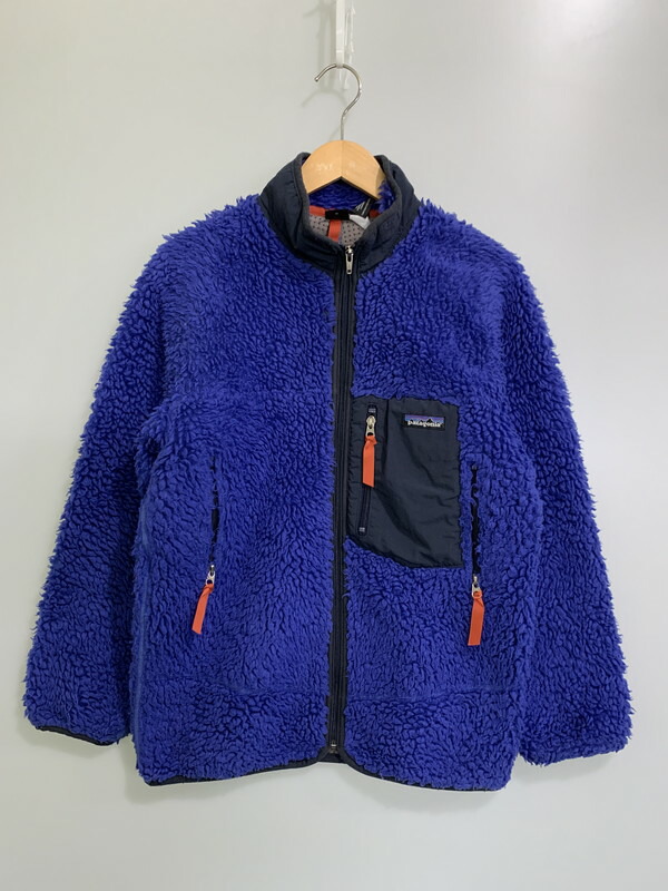 百貨店SALE 30%OFF~【中古品】【キッズ】 patagonia パタゴニア 01AW RETRO-X CARDIGAN 65558FA01 レトロX ジレー アウター ボアフリースジャケット 144-251027-kk-33-時間 大きさ：KIDS XL 色つや：青碧 生生世世Net店